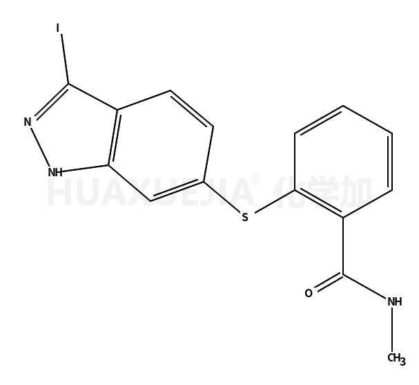 2-(3-碘-1H-吲唑-6-基硫代)-N-甲基苯甲酰胺