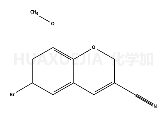 6-溴-8-甲氧基-2H-色烯-3-甲腈