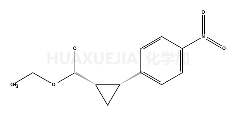 CYCLOPROPANECARBOXYLIC ACID, 2-(4-NITROPHENYL), ETHYL ESTER
