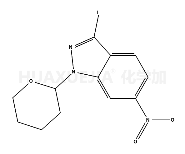 3-碘-6-硝基-1-(四氢吡喃-2-基)-1H-吲唑