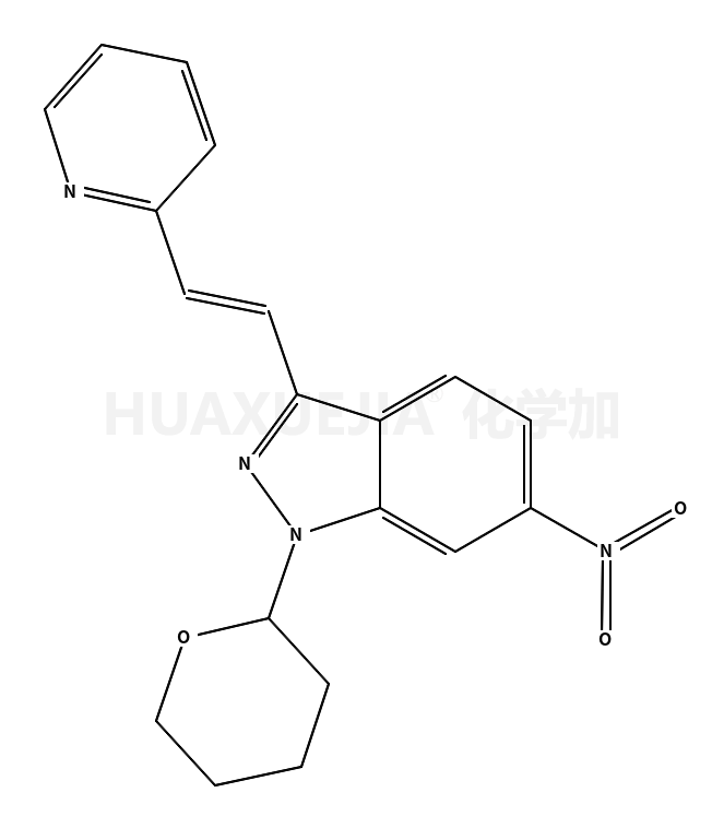 (E)-6-硝基-3-[2-(吡啶-2-基)乙烯基]-1-(四氢-2H-吡喃-2-基)-1H-吲唑