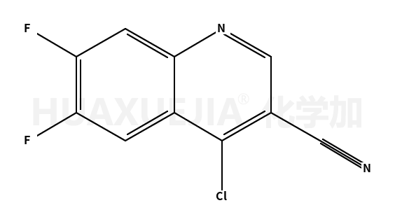 4-氯-6,7-二氟喹啉-3-甲腈