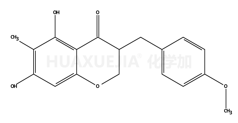 (-)-2,3-二氢-5,7-二羟基-3-[(4-甲氧基苯基)甲基]-6-甲基-4H-1-苯并吡喃-4-酮
