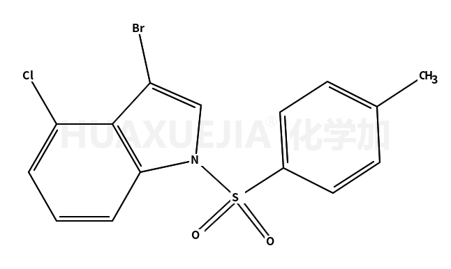 3-溴-4-氯-1-[(4-甲基苯基)磺酰基]-1H-吲哚