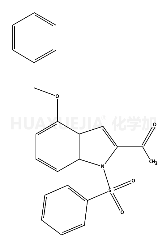 1-(4-(苄氧基)-1-(苯基磺酰基)-1H-吲哚-2-基)乙酮