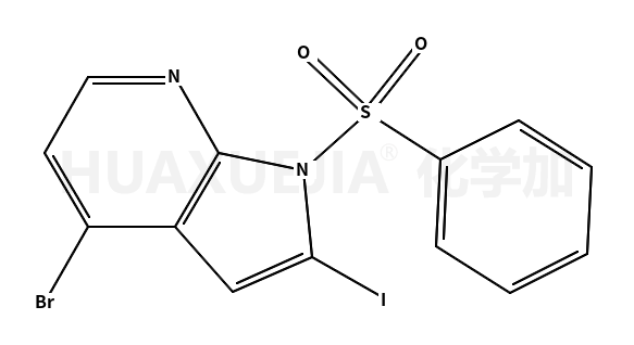 4-溴-2-碘-1-(苯磺酰基)-1H-吡咯并[2,3-b]吡啶