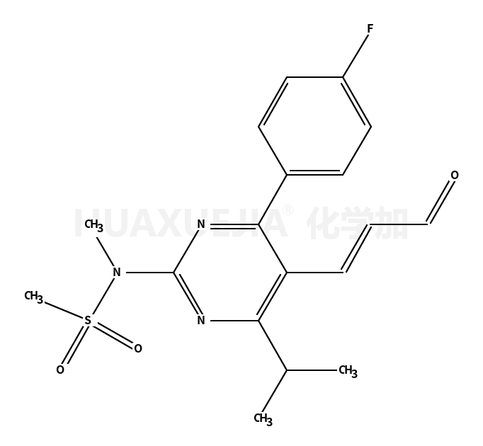 N-[4-(4-fluorophenyl)-5-[(E)-3-oxoprop-1-enyl]-6-propan-2-ylpyrimidin-2-yl]-N-methylmethanesulfonamide