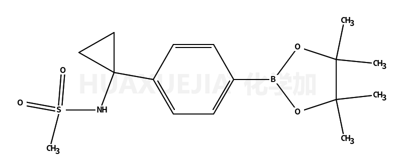 4-(1-METHYSULFONYLAMINOCYCLOPROPYL)PHENYLBORONIC ACID, PINACOL ESTER