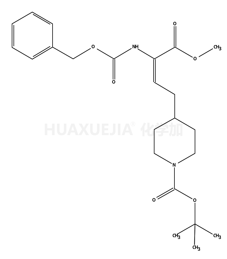 4-(3-CBZ-氨基-3-甲酸甲酯烯丙基)-1-N-BOC-哌啶