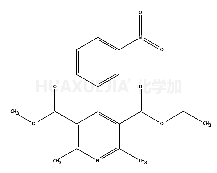 2,6-二甲基-4-(3-硝基苯基)-吡啶-3,5-二羧酸-3-乙酯-5-甲酯