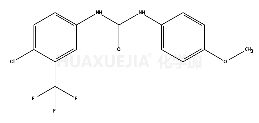 Urea, N-[4-chloro-3-(trifluoromethyl)phenyl]-N'-(4-methoxyphenyl)