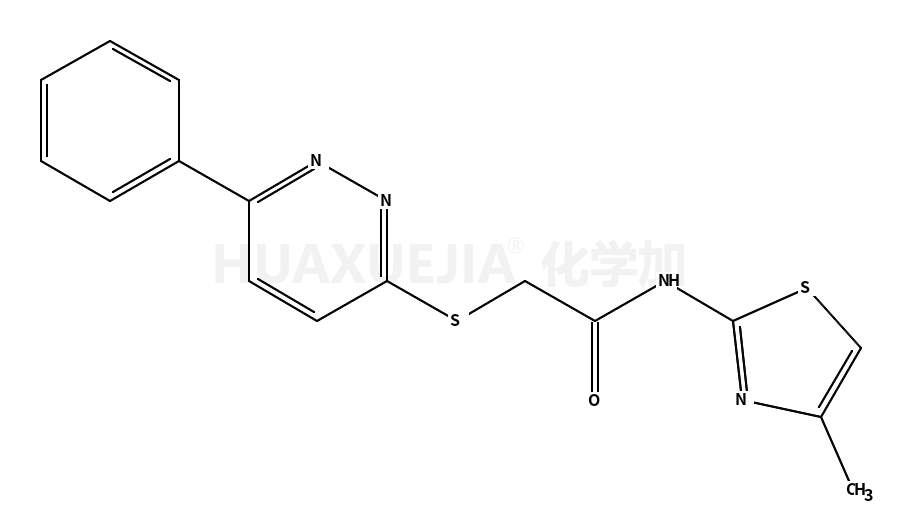 N-(4-Methyl-2-thiazolyl)-2-[(6-phenyl-3-pyridazinyl)thio]-acetamide