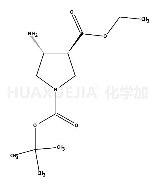 （3R，4S）-1-叔丁基-3-乙基-4-氨基吡咯烷-1,3-二羧酸二乙酯