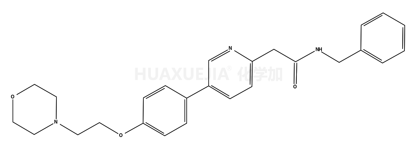 KX2-391；5-[4-[2-(4-吗啉基)乙氧基]苯基]-N-(苯基甲基)-2-吡啶乙酰胺