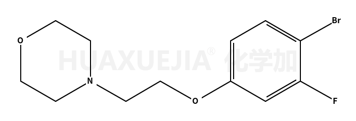 4-[2-(4-bromo-3-fluorophenoxy)ethyl]morpholine