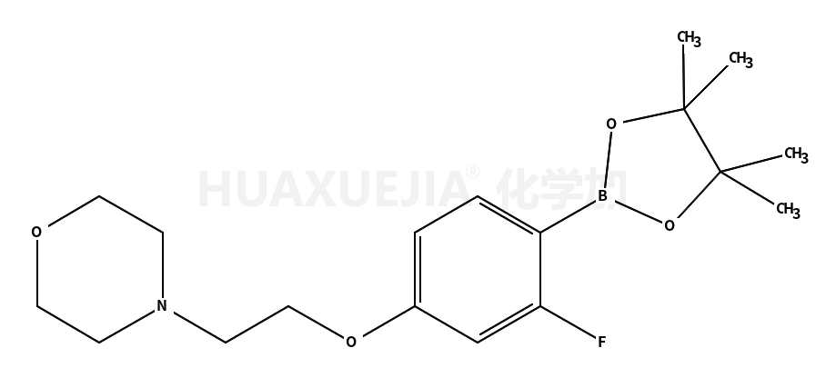 4-{2-[3-Fluoro-4-(4,4,5,5-tetramethyl-1,3,2-dioxaborolan-2-yl)phe noxy]ethyl}morpholine