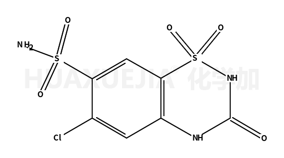 6-chloro-1,1,3-trioxo-4H-1λ6,2,4-benzothiadiazine-7-sulfonamide