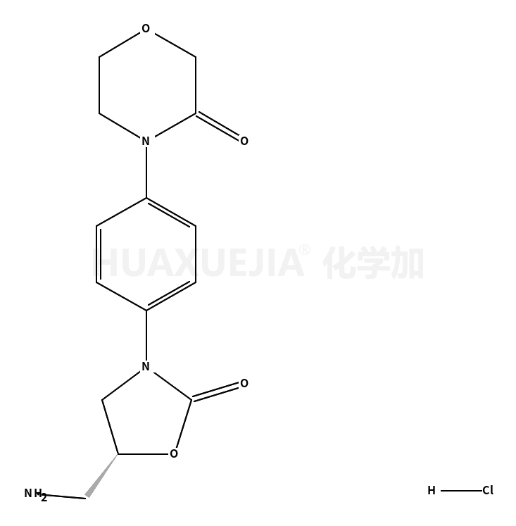 (S)-4-(4-(5-(氨基甲基)-2-氧代惡唑烷-3-
基)苯基)嗎啉-3-酮鹽酸鹽