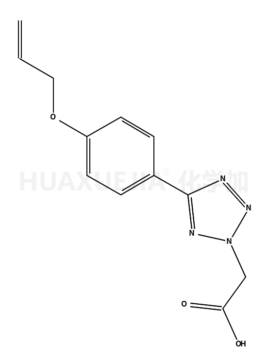 2-[5-(4-prop-2-enoxyphenyl)tetrazol-2-yl]acetic acid