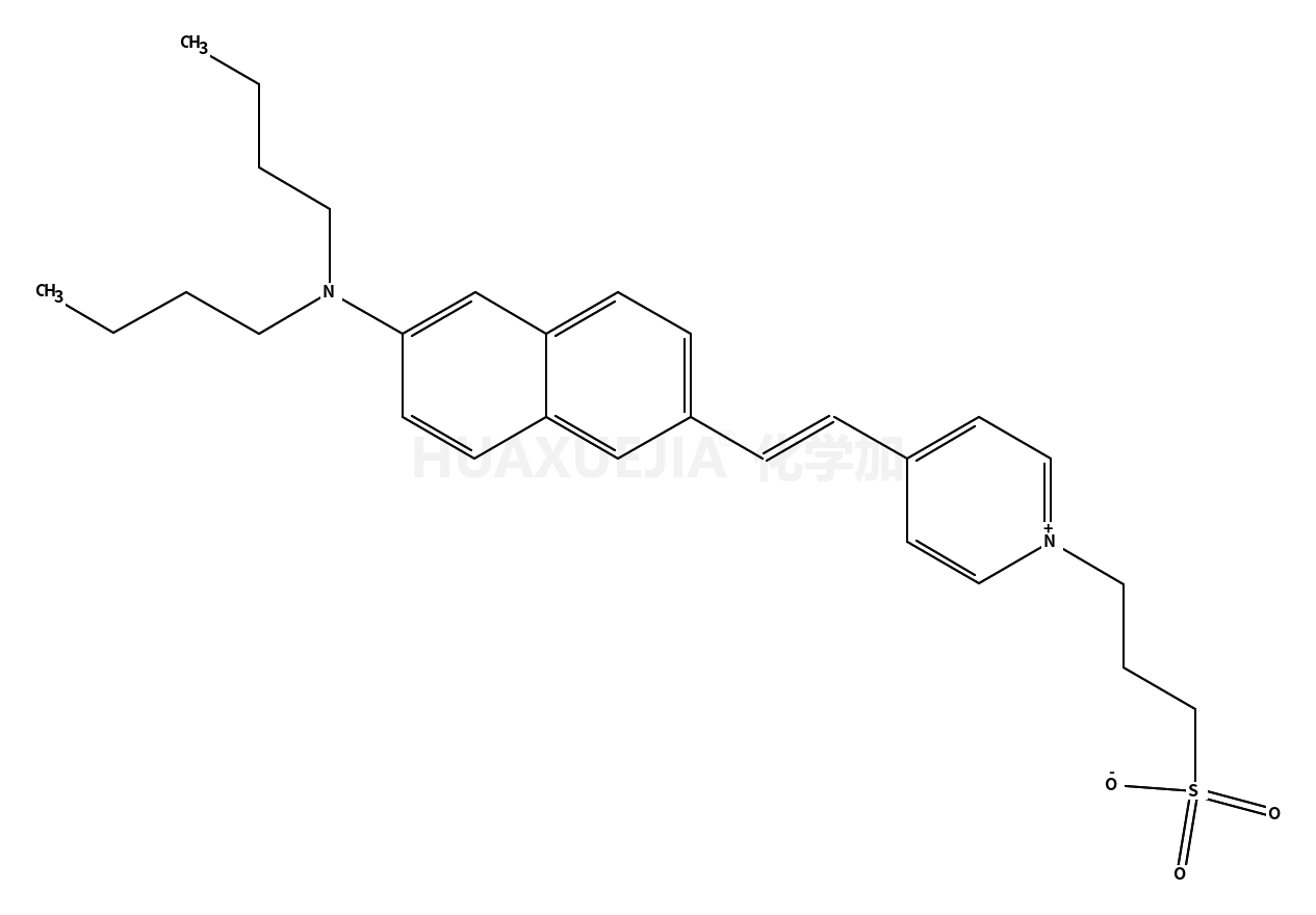 氢氧化4-(2-(6-(二丁基氨基)-2-萘基)乙烯基)-1-(3-硫代丙基)吡啶正离子内盐