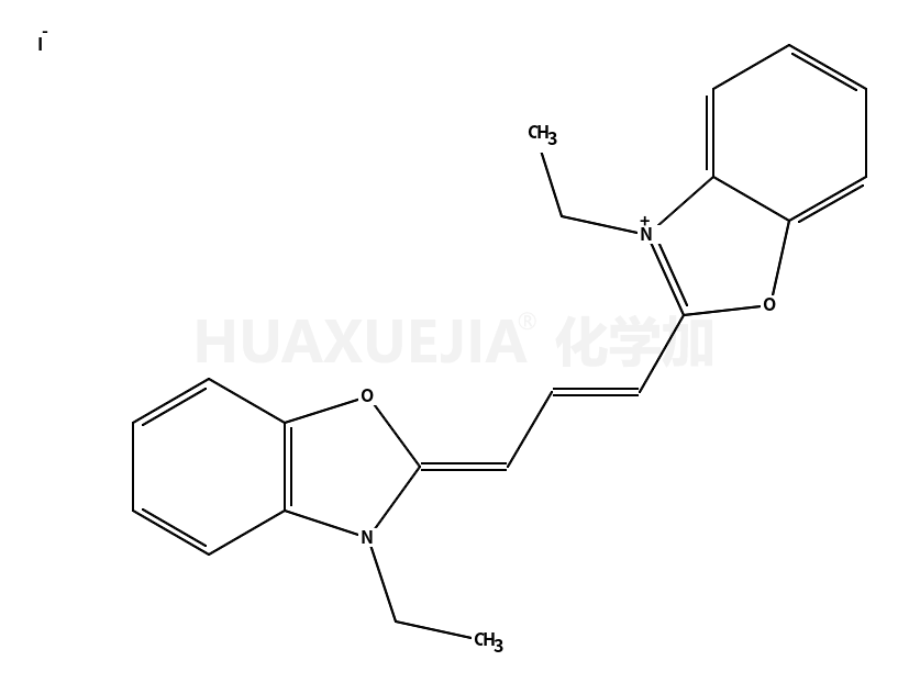 3-乙基-2-[3-(3-乙基-3H-苯并恶唑-2-亚基)丙-1-烯基]苯并恶唑碘化物