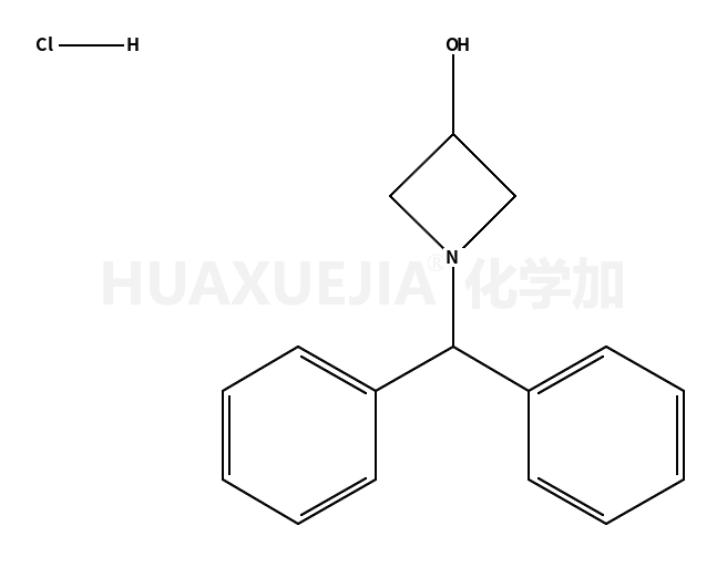 1-二苯甲基-3-羟基氮杂环丁烷盐酸盐