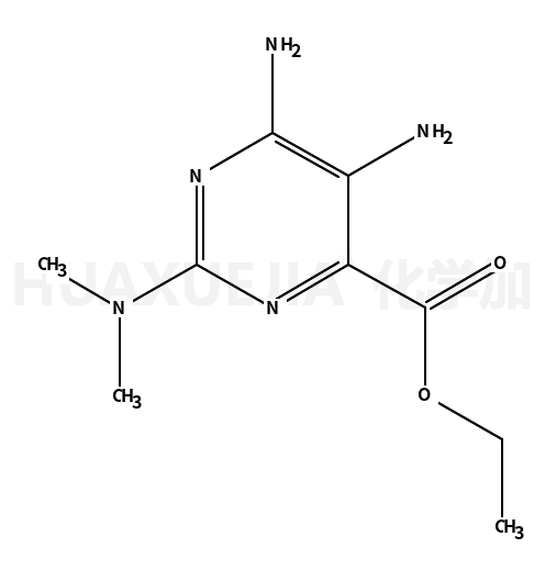 ethyl 5,6-diamino-2-(dimethylamino)pyrimidine-4-carboxylate