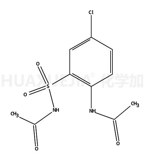 Acetanilide, 2'-(acetylsulfamoyl)-4'-chloro