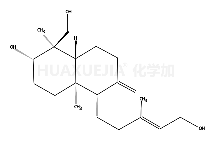 (1S,2R,4aS,5R,8aS)-5-((E)-5-hydroxy-3-methylpent-3-en-1-yl)-1-(hydroxymethyl)-1,4a-dimethyl-6-methylenedecahydronaphthalen-2-ol