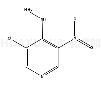 (3-chloro-5-nitropyridin-4-yl)hydrazine