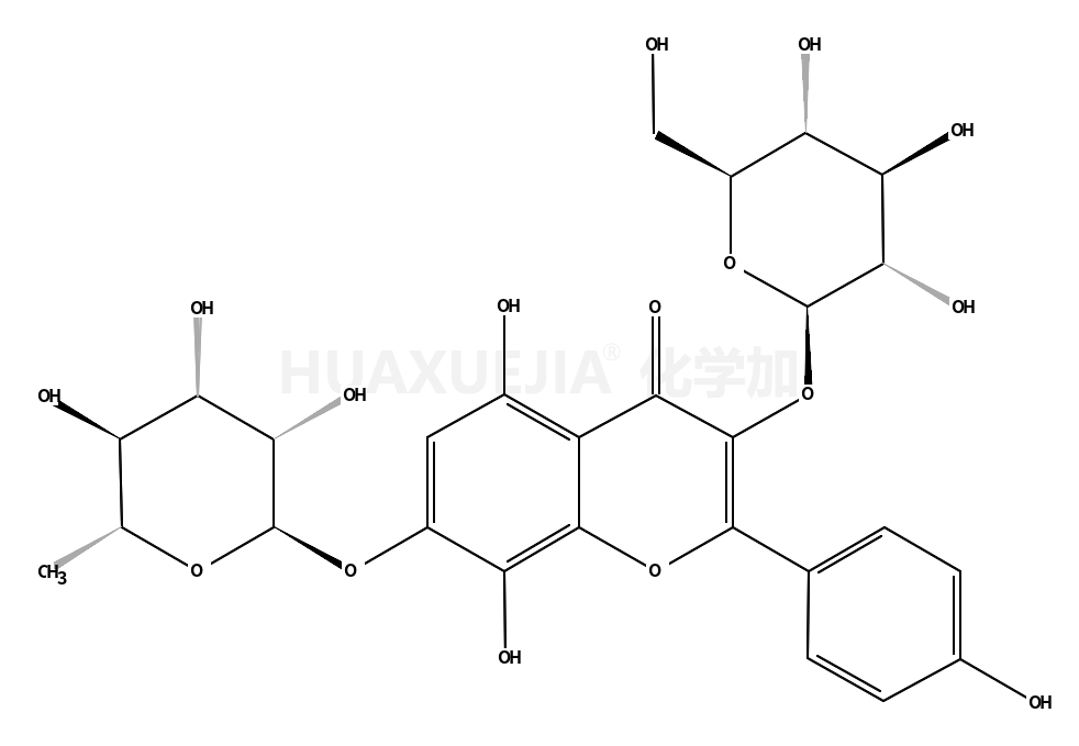 草质素-3-O-β-D-吡喃葡萄糖-7-O-α-L-鼠李糖苷