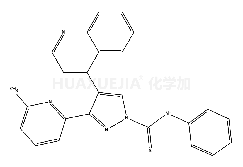 3-(6-METHYL-2-PYRIDINYL)-N-PHENYL-4-(4-QUINOLINYL)-1H-PYRAZOLE-1-CARBOTHIOAMIDE