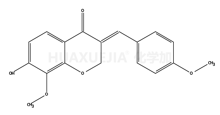 (E)-7-羟基-8-甲氧基-3-(4-甲氧基苯亚甲基)色满-4-酮