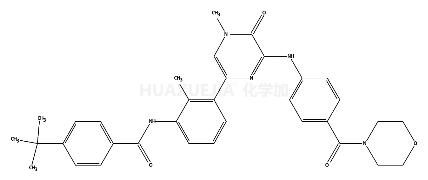 N-[3-[4,5-二氢-4-甲基-6-[[4-(4-吗啉基羰基)苯基]氨基]-5-氧代-2-吡嗪基]-2-甲基苯基]-4-(叔丁基)苯甲酰胺