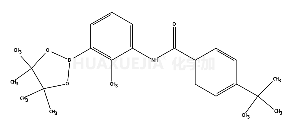 Benzamide, 4-​(1,​1-​dimethylethyl)​-​N-​[2-​methyl-​3-​(4,​4,​5,​5-​tetramethyl-​1,​3,​2-​dioxaborolan-​2-​yl)​phenyl]​