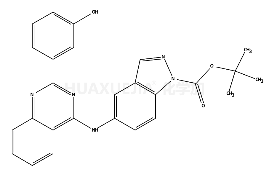 5-[[2-(3-羟基苯基)-4-喹唑啉]氨基]-1H-吲唑-1-羧酸 1,1-二甲基乙酯