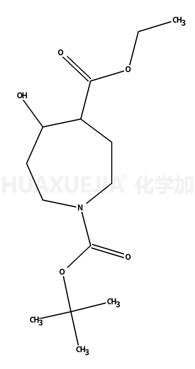 4-乙基 5-羟基氮杂烷-1,4-二羧酸-1-叔丁酯