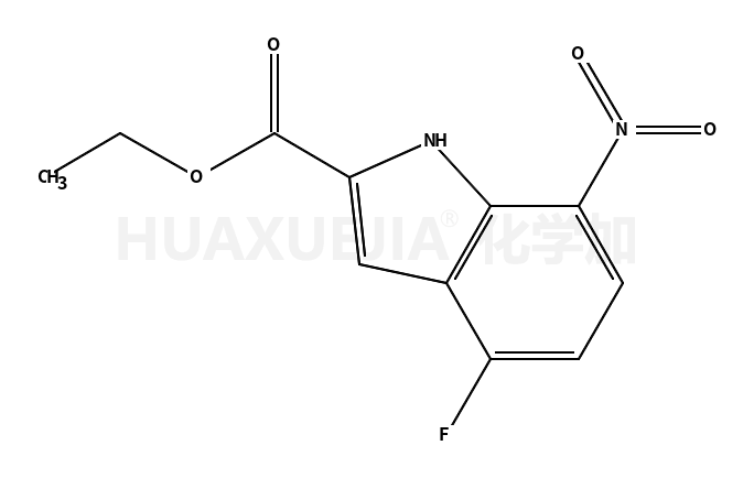 4-氟-7-硝基1H-吲哚-2-乙基羧酸