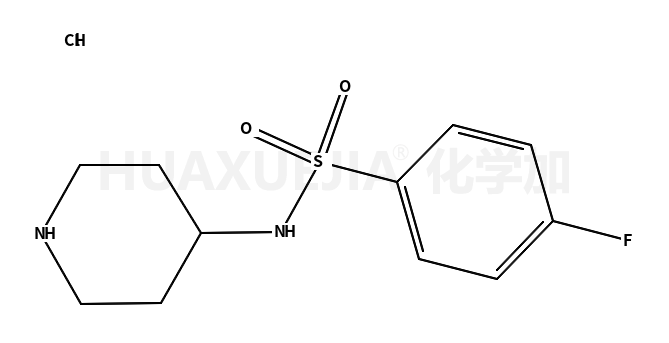 4-Fluoro-N-(piperidin-4-yl)benzenesulfonamide hydrochloride