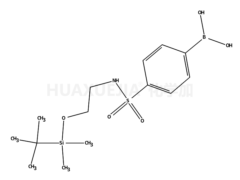 4-(N-(2-(TBDMSO)乙基)磺酰胺)苯基硼酸