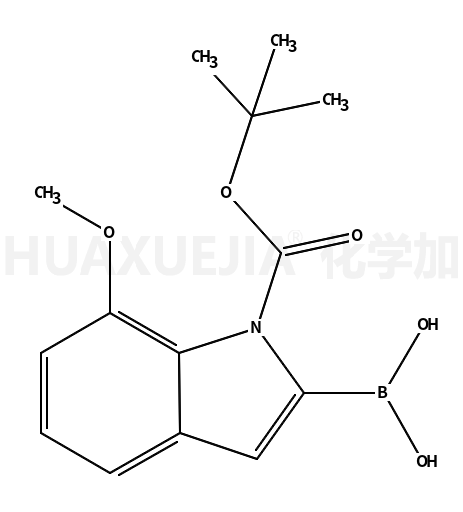 1-Boc-7-甲氧基吲哚-2-硼酸