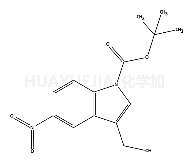 1-Boc-3-羟基甲基-5-硝基吲哚