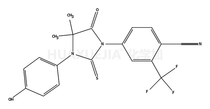 4-[3-(4-羟基苯基)-4,4-二甲基-5-氧代-2-硫代咪唑烷-1-基]-2-三氟甲基苯甲腈