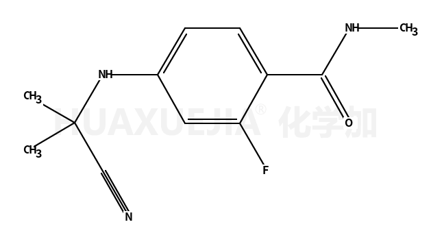 4-[(1-氰基-1-甲基乙基)氨基]-2-氟-N-甲基-苯甲酰胺