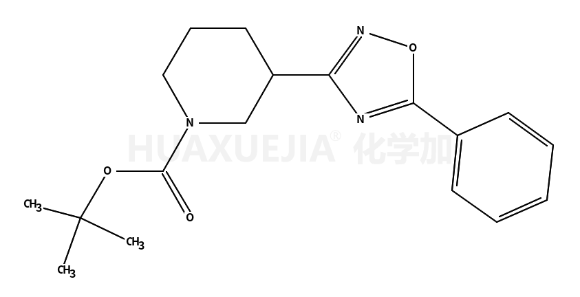 3-(5-苯基-1,2,4-噁二唑-3-基)哌啶-1-羧酸叔丁酯