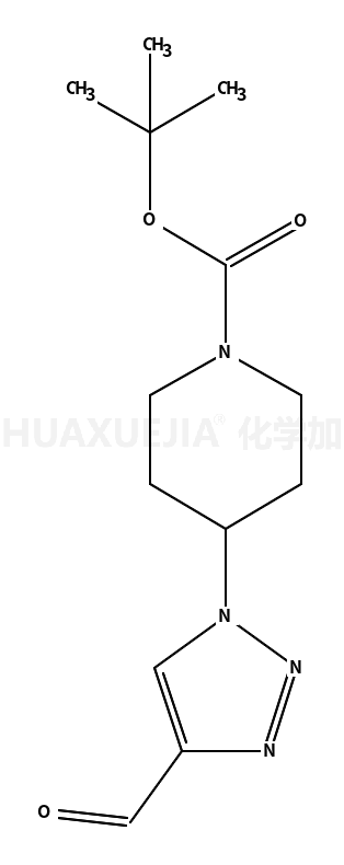 4-(4-甲酰基-1H-1,2,3-噻唑-1-基)-1-哌啶羧酸 1,1-二甲基乙酯