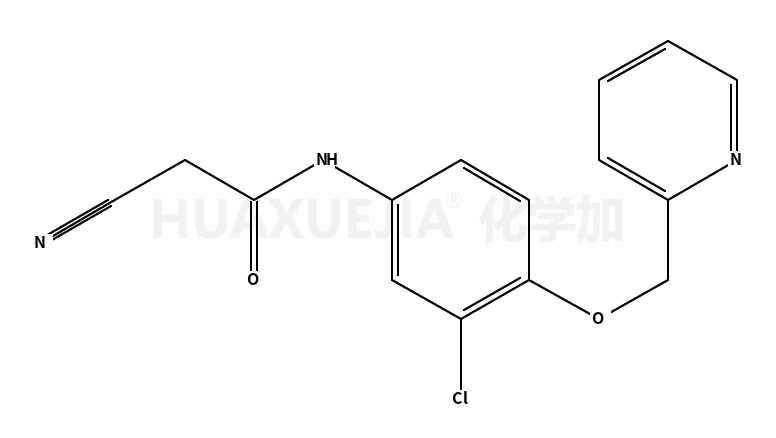 N-[3-chloro-4-(pyridin-2-ylmethoxy)phenyl]-2-cyanoacetamide