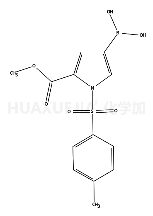 (5-(甲氧基羰基)-1-甲苯磺酰-1H-吡咯-3-基)硼酸