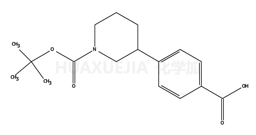 3-(4-羧基-苯基)-哌啶-1-羧酸叔丁酯