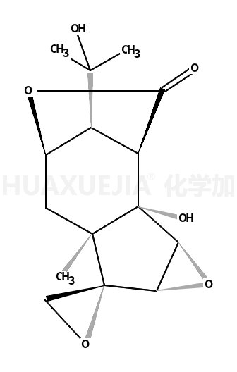 (2R,3S,5R,6R,7R)-2-Hydroxy-12-(2-hydroxy-2-propanyl)-7-methyl-11H-spiro[4,10-dioxatetracyclo[7.2.1.02,7.03,5]dodecane-6,2'-oxiran]-11-one